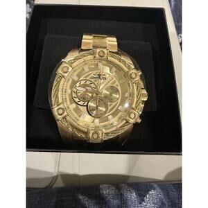 Men’s Invicta Bolt Ace 52mm Watch In The Color Gold